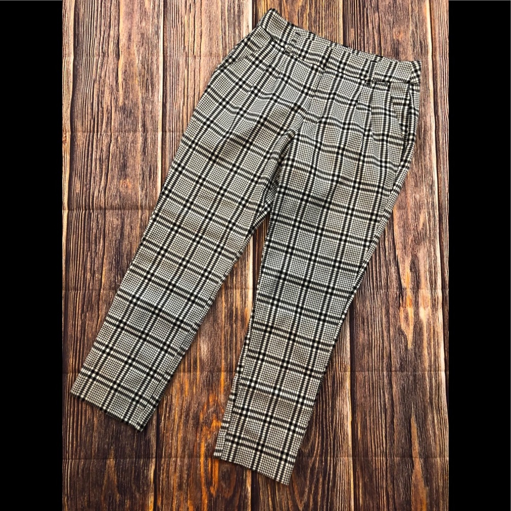 Abercrombie Fitch S Plaid skinny trousers pants
